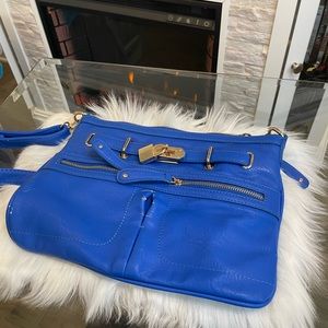 Blue Street Level Shoulder Tote